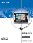 Delphi NAV200 GPS Receiver User Manual