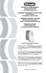 DeLonghi TRN0812T Fan User Manual