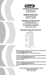 DeLonghi EW7507EB Electric Heater User Manual