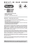 DeLonghi DE605MW Oven User Manual