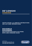 DeLonghi D 61 E Cooktop User Manual