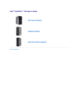 Dell 740-DT Personal Computer User Manual