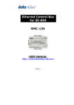 Datavideo RMC-120 Network Card User Manual