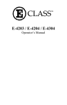 Datamax E-4304 Printer User Manual