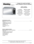 Danby DMW101KSSDD Microwave Oven User Manual
