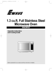 Daewoo EW13F1ST Microwave Oven User Manual