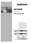 Daewoo dqd-2100d DVD Player User Manual