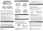 CyberPower CPS240PAU Baby Accessories User Manual