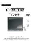 Curtis TVD2011 TV DVD Combo User Manual