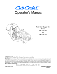 Cub Cadet 190- 670-100, 190-678