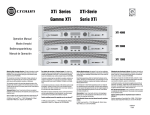Crown Audio XTi 4000 Stereo Amplifier User Manual
