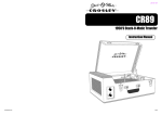 Crosley Radio CR89-BT Stereo System User Manual