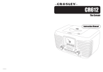 Crosley Radio CR612 Stereo System User Manual