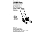 Craftsman 917.3875 Lawn Mower User Manual