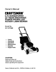 Craftsman 917.374042 Lawn Mower User Manual