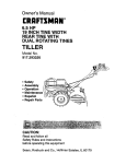 Craftsman 917.289281 Lawn Mower User Manual