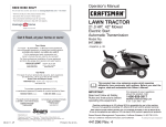 Craftsman 917.28851 Lawn Mower User Manual