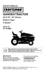 Craftsman 917.271653 Lawn Mower User Manual