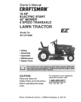 Craftsman 917.27103 Lawn Mower User Manual