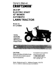 Craftsman 917.27077 Lawn Mower User Manual