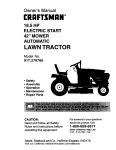 Craftsman 917.27076 Lawn Mower User Manual