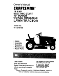 Craftsman 917.27075 Lawn Mower User Manual