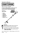 Craftsman 358.79105 Trimmer User Manual