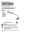 Craftsman 358.745511 Trimmer User Manual