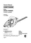 Craftsman 315.79889 Trimmer User Manual