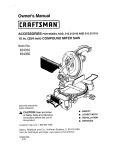 Craftsman 315.2121 Saw User Manual