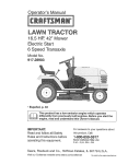 Craftsman 28903 Lawn Mower User Manual