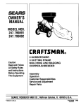 Craftsman 247.799890 Chipper User Manual