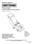 Craftsman 247.38824 Lawn Mower User Manual