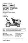 Craftsman 247.28984 Lawn Mower User Manual