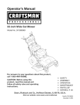 Craftsman 137218030001 Saw User Manual