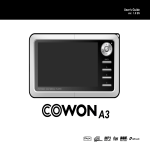 Cowon Systems A3 MP3 Player User Manual