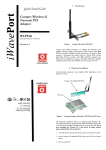 Compex Technologies WLP54G Network Card User Manual