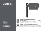 COBY electronic CAM4505 Camcorder User Manual