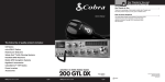 Cobra Electronics 200GTL DX Portable Radio User Manual