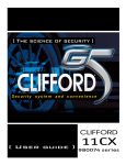Clifford 11CX Automobile Alarm User Manual