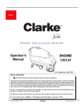 Clarke L30 Vacuum Cleaner User Manual