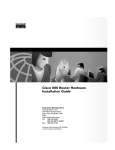 Cisco Systems 806 Network Router User Manual