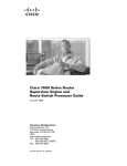 Cisco Systems 7600 Router User Manual