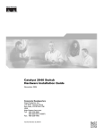 Cisco Systems 2940 Switch User Manual