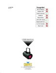 Chauvet LX5 Indoor Furnishings User Manual