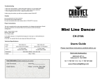Chauvet Ch 215a Musical Instrument User Manual