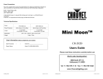 Chauvet CH-202B Power Supply User Manual