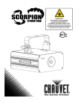 Chauvet 60825-1:2007 Work Light User Manual