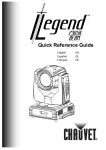 Chauvet 230SR Landscape Lighting User Manual