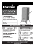 Char-Broil 10201597-50 Smoker User Manual